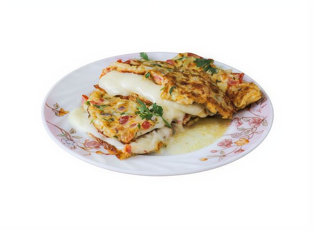 2 Sada Pratha Mix Anda Piyaz With Methi Ya Namkeen Lasi